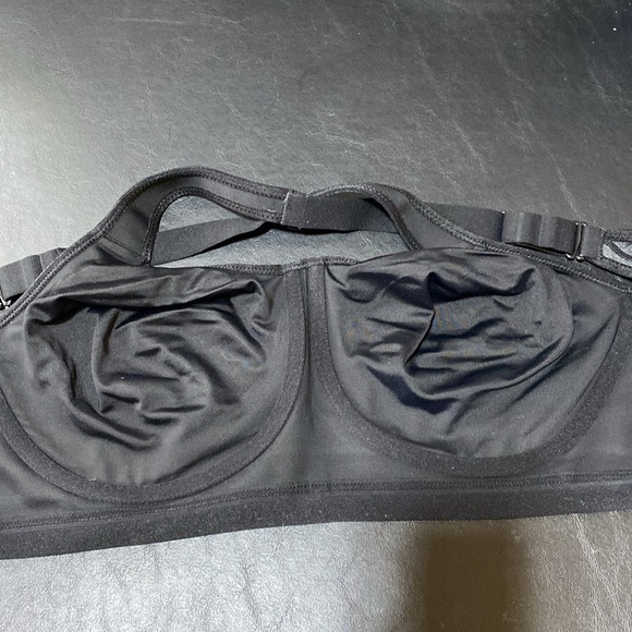 Wacoal 855229 Gray with Black Trim Sports Convertible Underwire Bra.  Size 38DD. - Picture 13 of 13